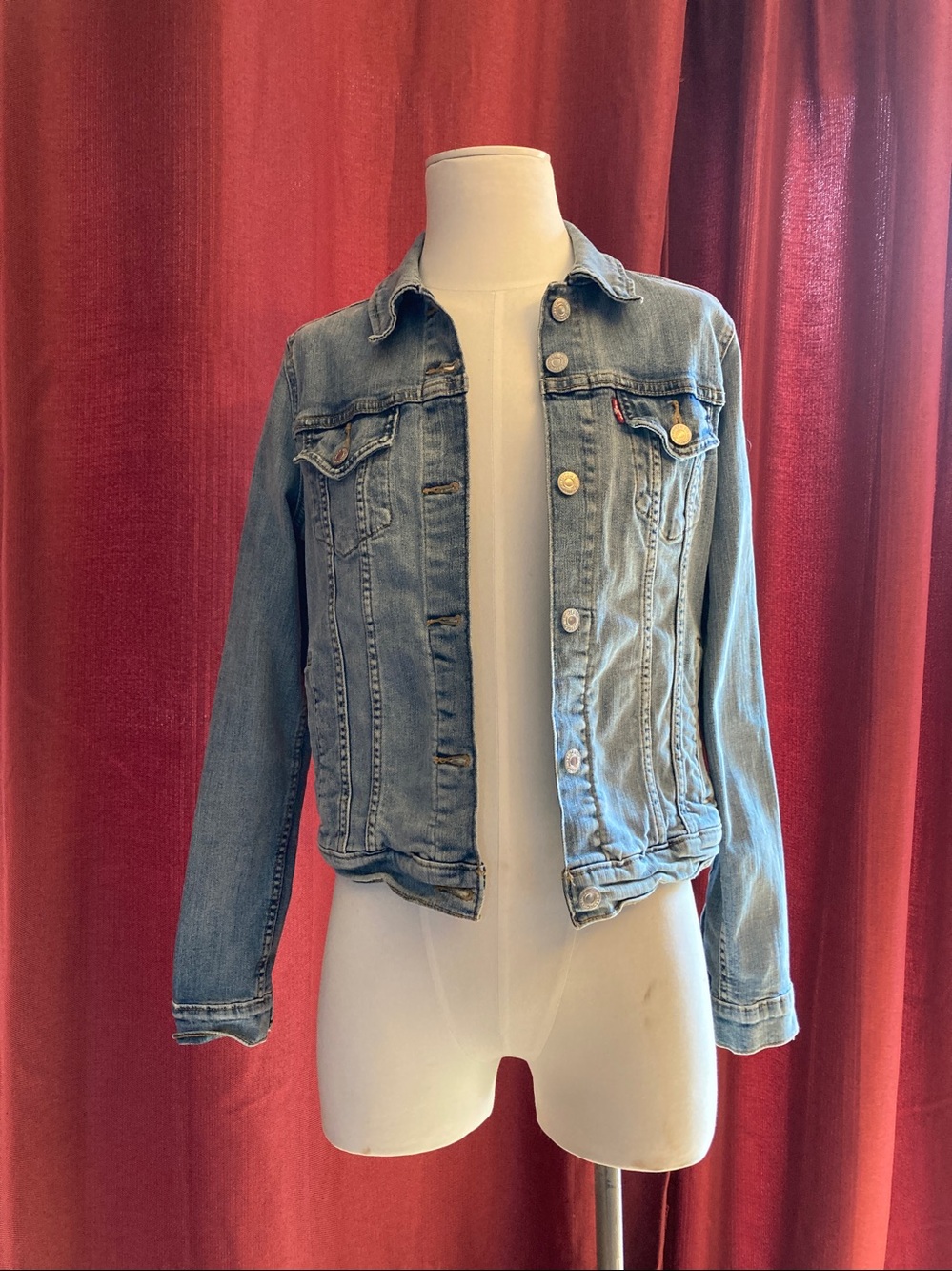 LEVI’S jean jacket, women’s size Medium.